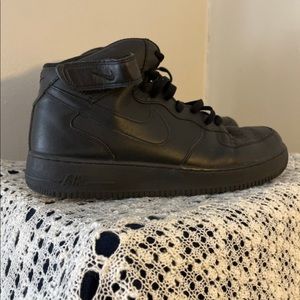 Nike Air Force 1, Around 2018, 95% great condition, Size 13 men, Black